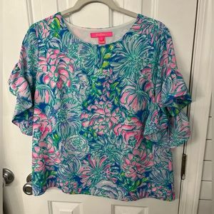 New without tags Lilly Pulitzer Darlah top, Size Small